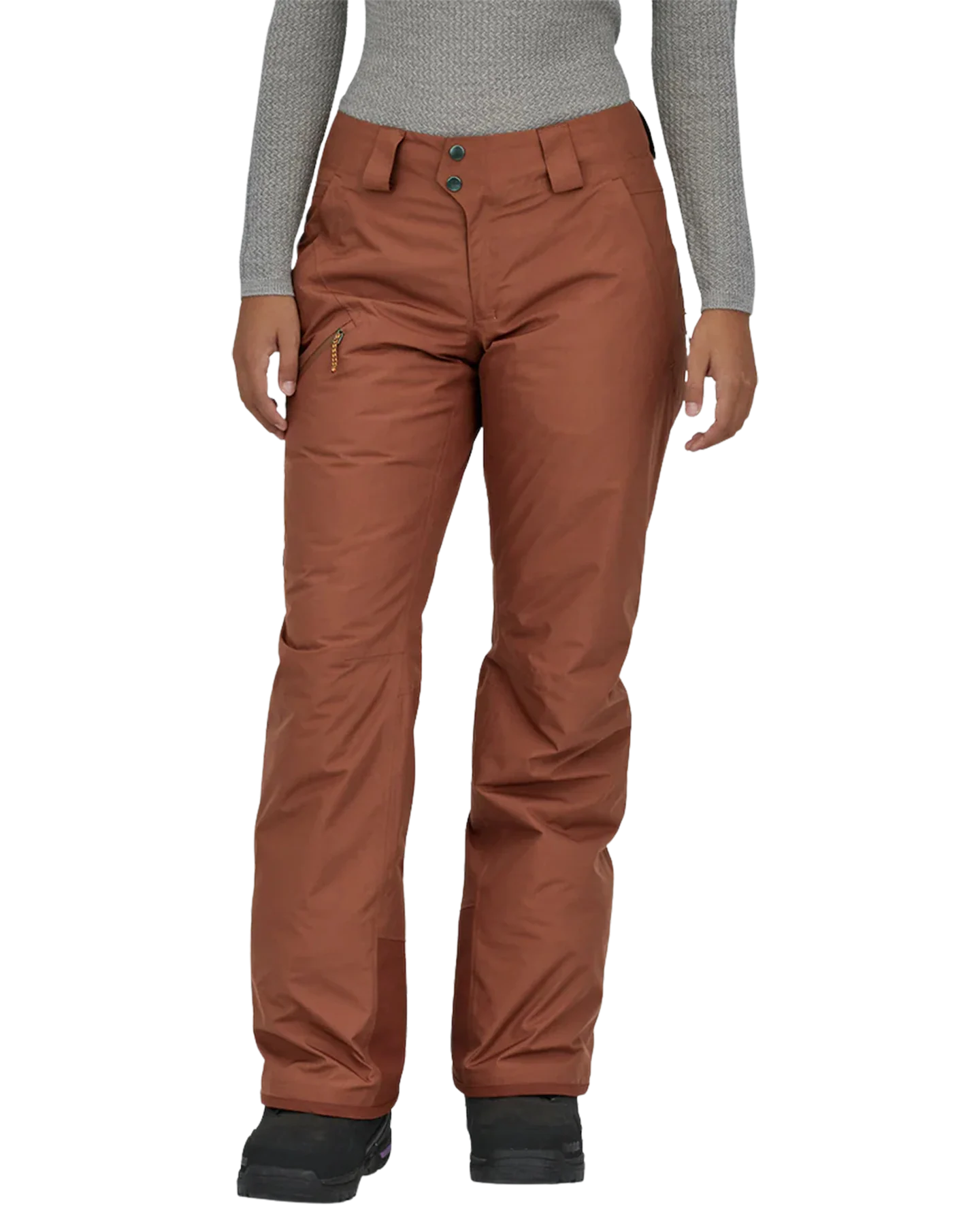 Patagonia Women's Insulated Powder Town Pants - Reg - Burl Red - Image 2