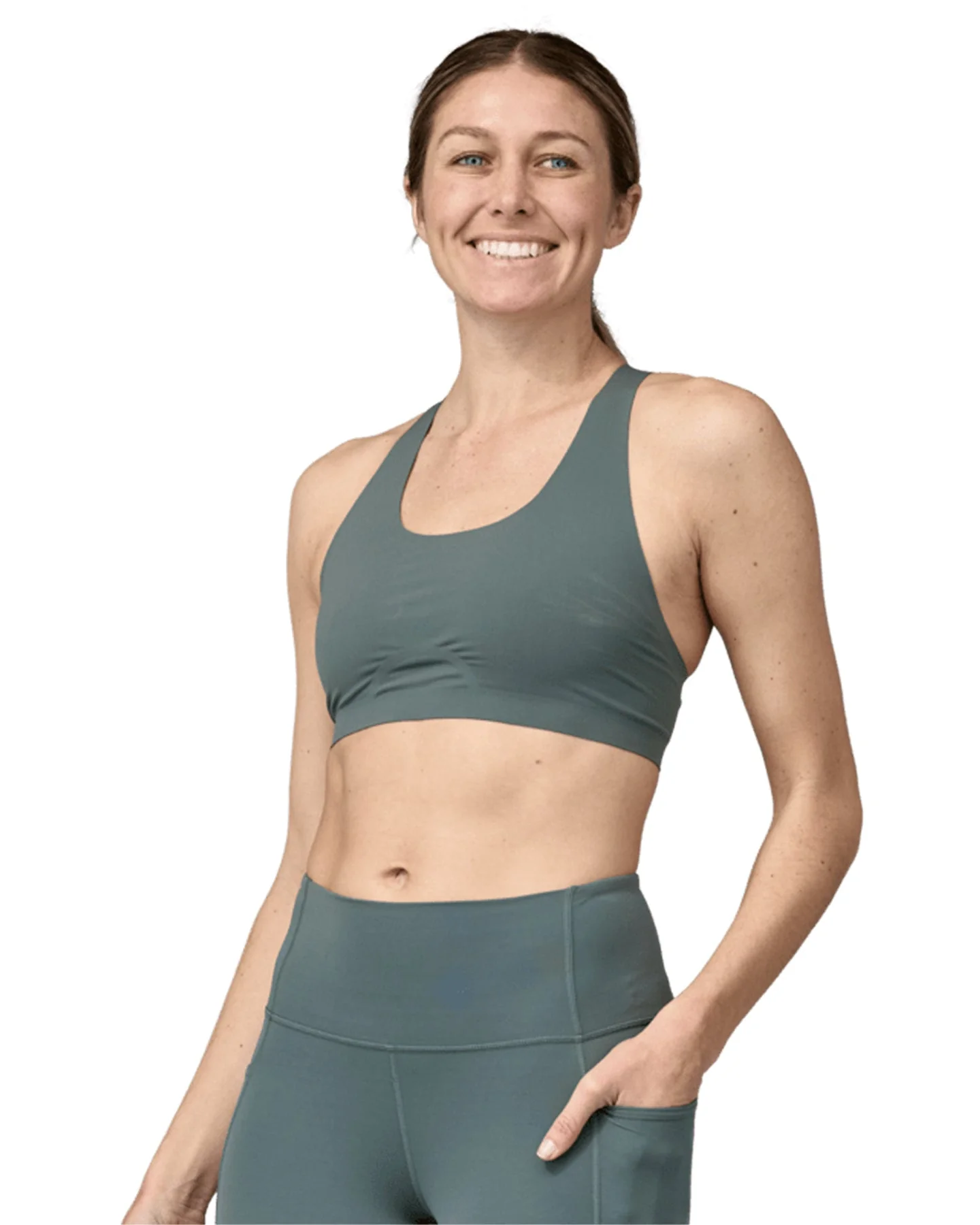Patagonia Live Simply Women's Bra - Nouveau Green - Image 2