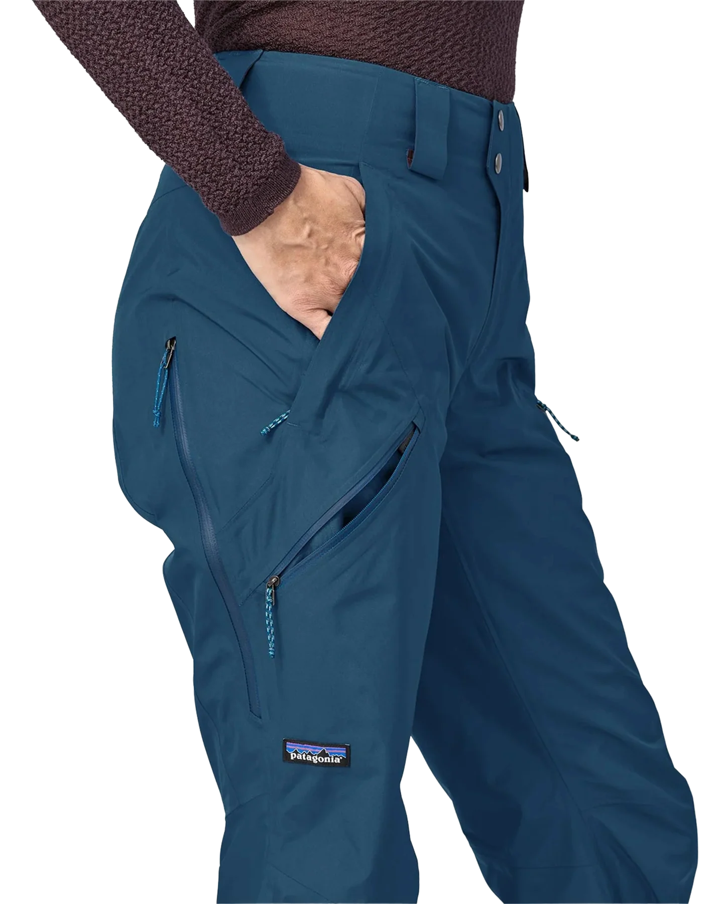Patagonia Women's Powder Town Pants - Lagom Blue - Image 6