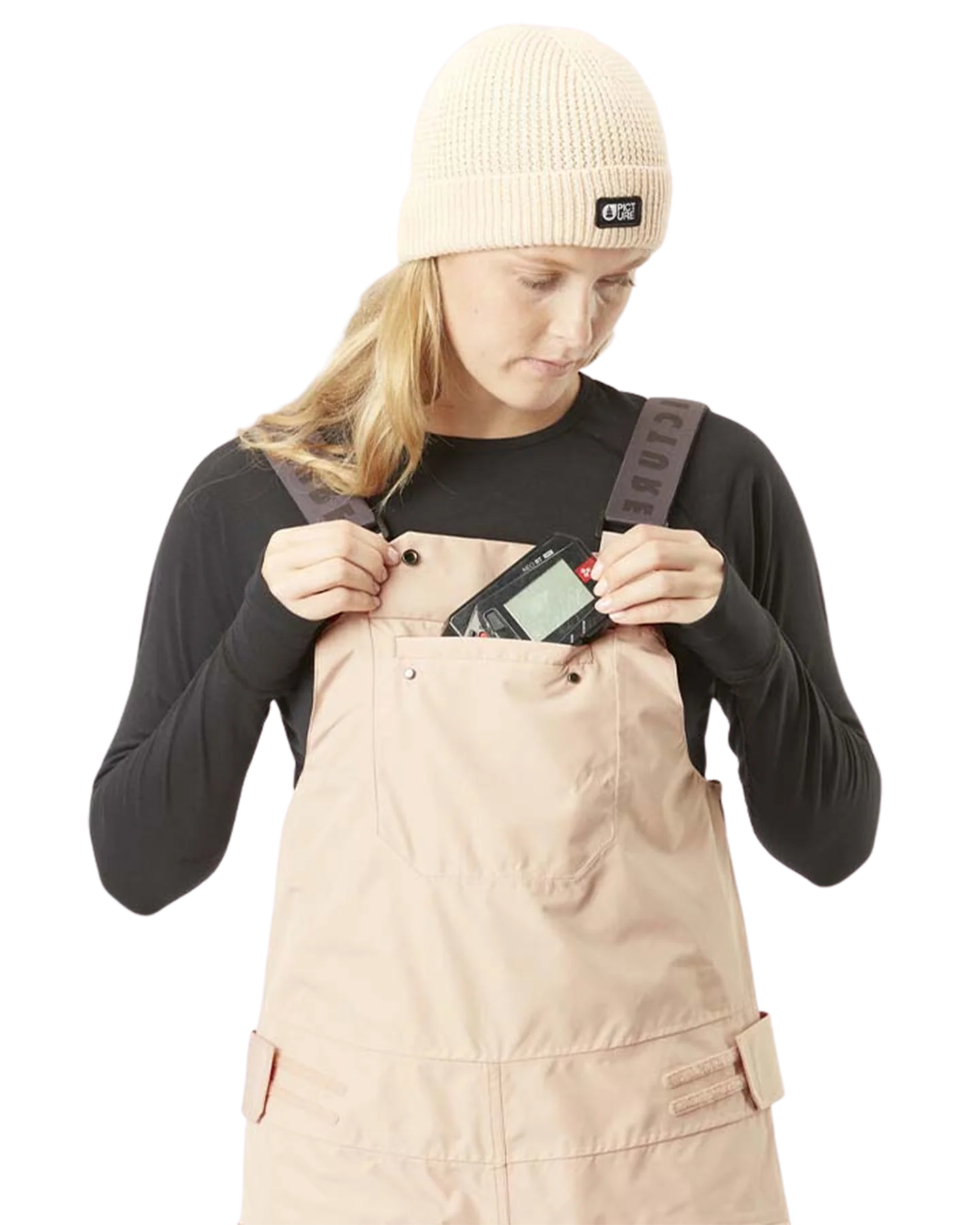Picture U62 Women's Bib Pants - Harbor Grey - Image 6