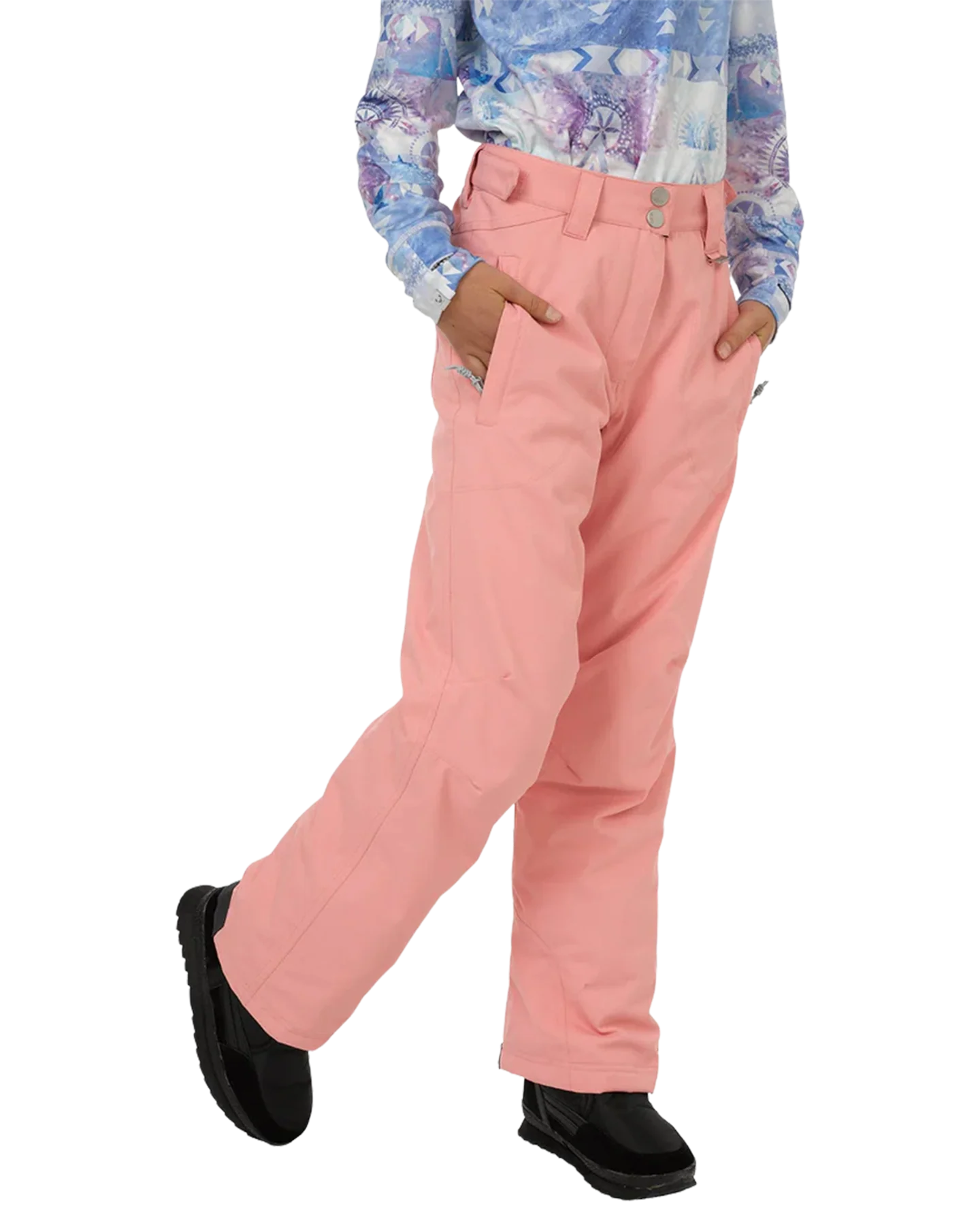 Rojo BF4EVA Girl's Snow Pant - Pink Icing - Image 6