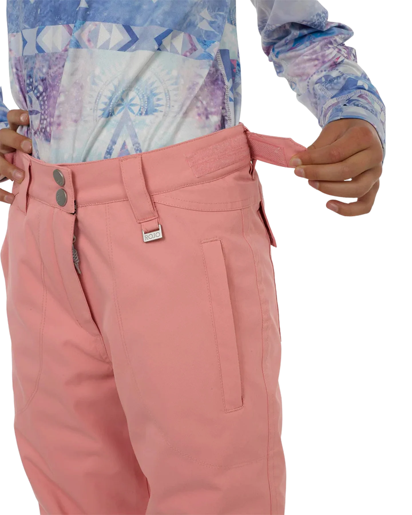 Rojo BF4EVA Girl's Snow Pant - Pink Icing - Image 8