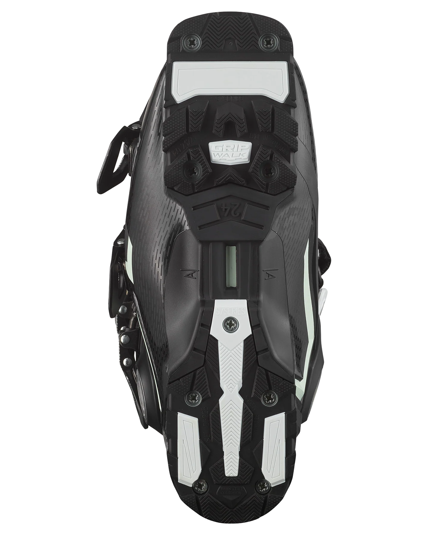 Salomon S/Pro Mv 80 Cs Women's Snow Boots - Black/White Moss/Silver Metallic - Image 4