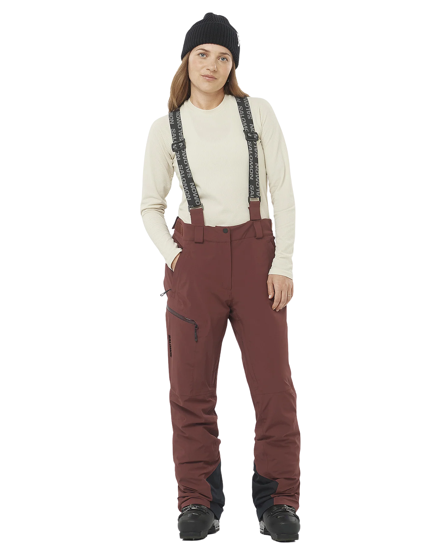 Salomon Women's Brilliant Pant - Rum Raisin - Image 3