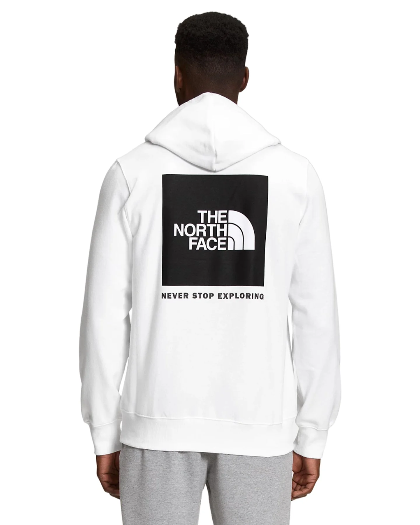 The North Face Box Nse Pullover Hoodie - Tnf White/Tnf Black - Image 2