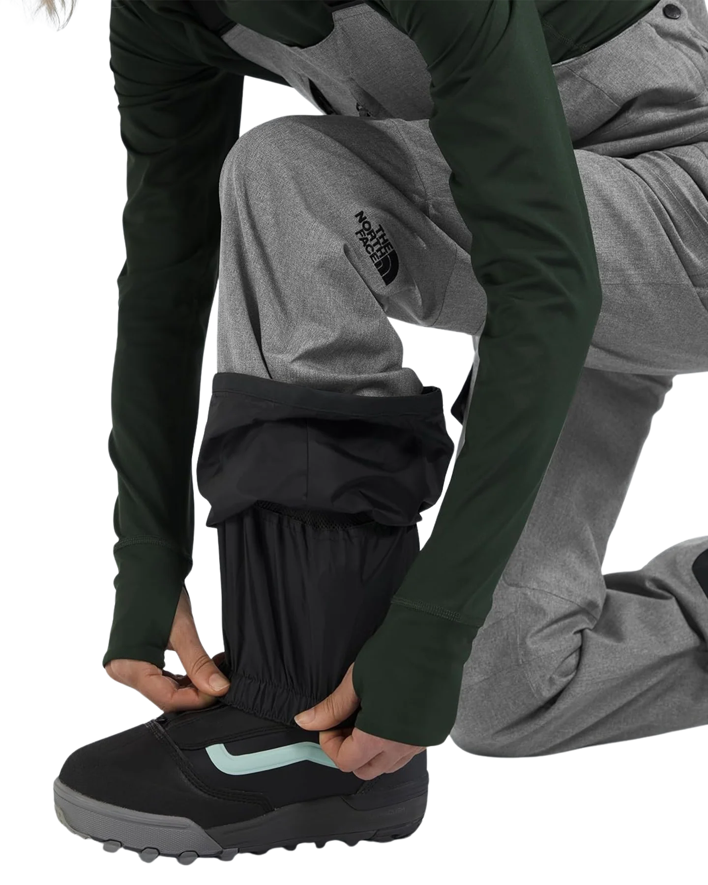 The North Face Women's Freedom Bib - TNF Grey Heather - Image 5