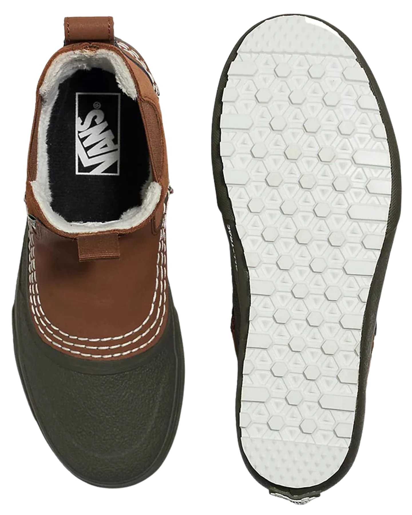 Vans Mte Standard Mid Chelsea Waterproof - Hana Beaman Brown/Green - Image 4