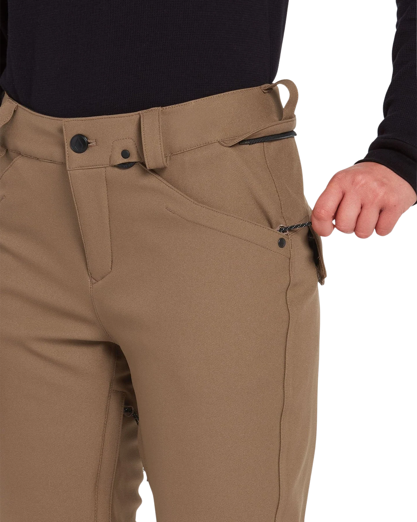 Volcom Women's Grail 3D Stretch Pant - Coffee - Image 3